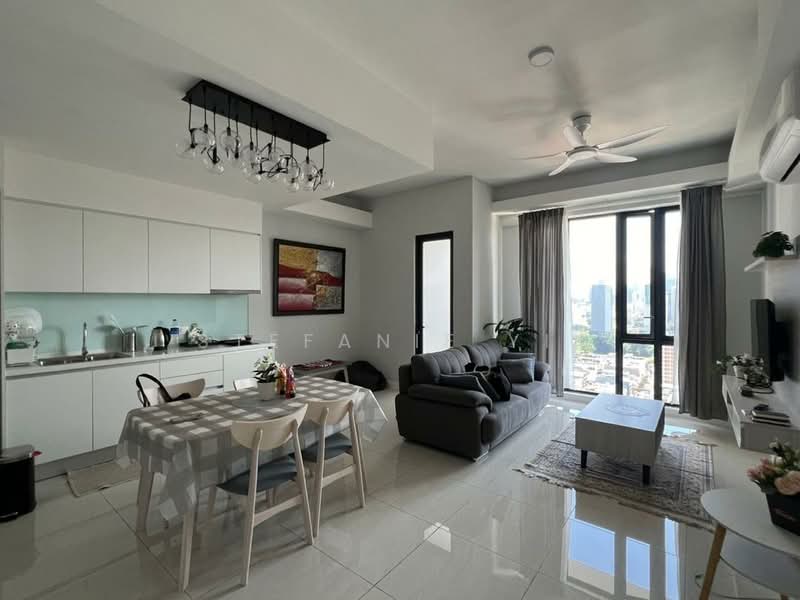 Servis Apartment untuk Disewa di The Sentral Suites - Stefanie Yii - Living Room - PropertyGuru.com.my