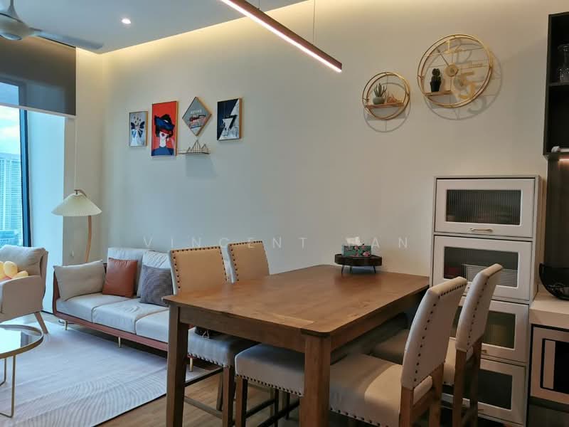 Servis Apartment untuk Disewa di City of Dreams - Vincent Tan - Living Room - PropertyGuru.com.my