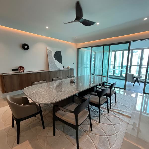 10 Mont Kiara @ MK10 untuk Untuk Disewa - RM 30,000 /bulan, Mac 2026 - Dining Room - PropertyGuru.com.my