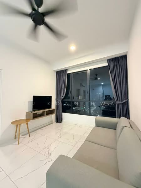 Service Residence for Rent at Cubic Botanical - Lu Kong Hwa - Living Room - PropertyGuru.com.my