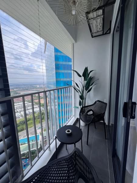 Service Residence for Rent at Sunsuria Forum - Lim Lee Lee - Balcony - PropertyGuru.com.my