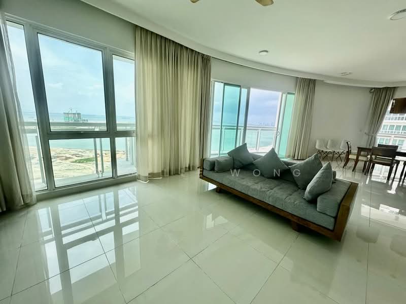 Kondominium untuk Disewa di Gurney Paragon - Giselle Wong - Living Room - PropertyGuru.com.my