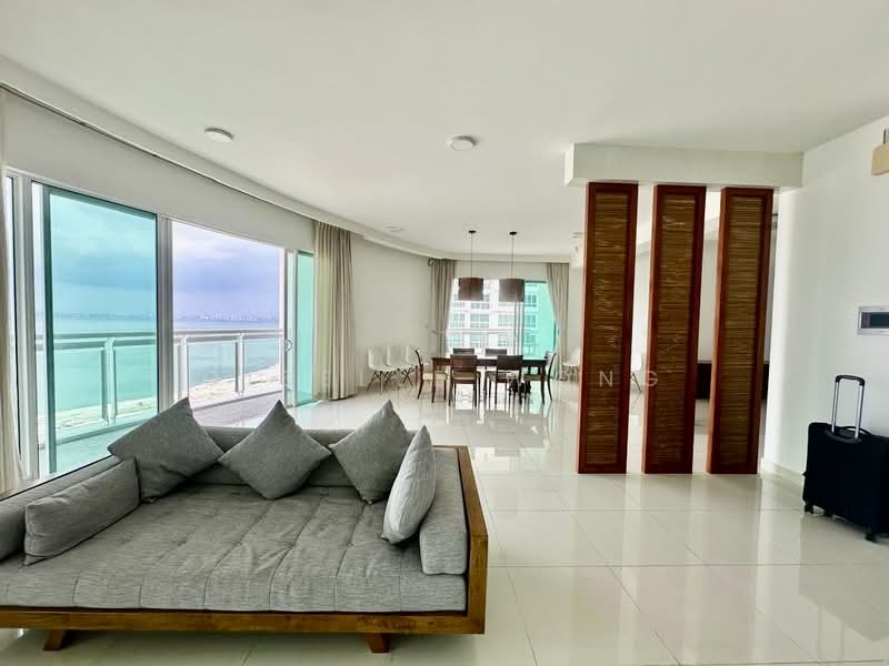 Kondominium untuk Disewa di Gurney Paragon - Giselle Wong - Living Room - PropertyGuru.com.my