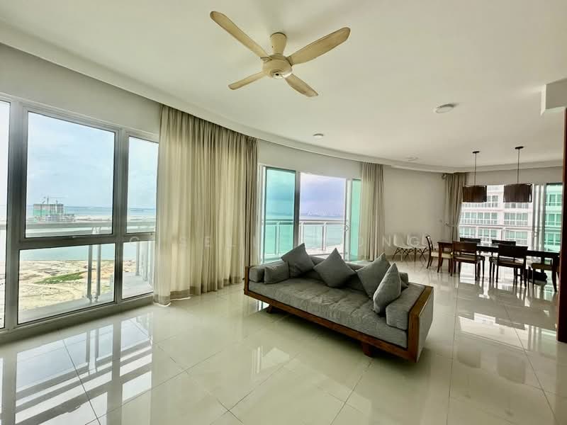 Kondominium untuk Disewa di Gurney Paragon - Giselle Wong - Living Room - PropertyGuru.com.my