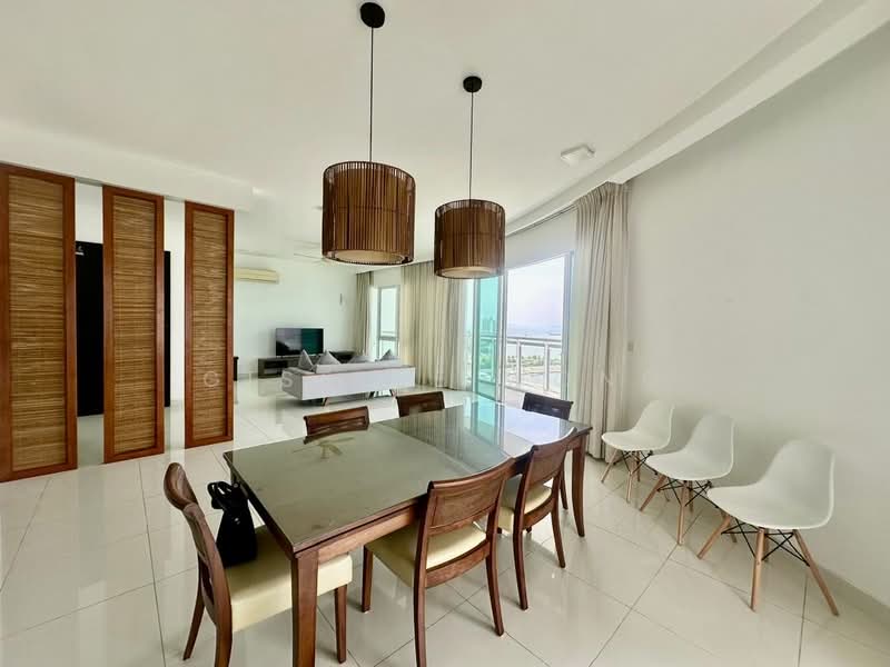 Kondominium untuk Disewa di Gurney Paragon - Giselle Wong - Living Room - PropertyGuru.com.my
