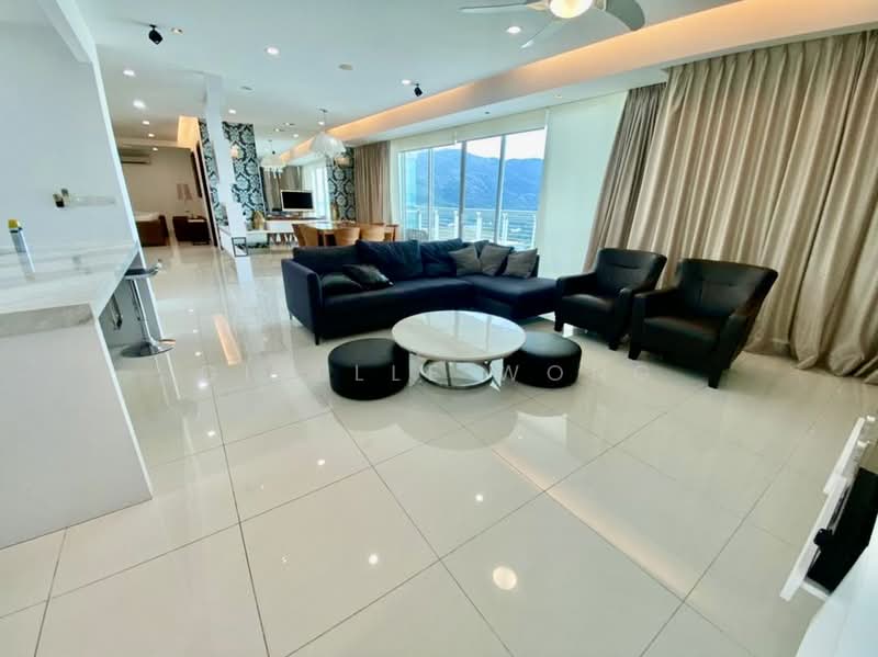 Kondominium untuk Disewa di Gurney Paragon - Giselle Wong - Living Room - PropertyGuru.com.my
