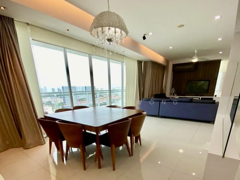 Kondominium untuk Disewa di Gurney Paragon - Giselle Wong - Living Room - PropertyGuru.com.my