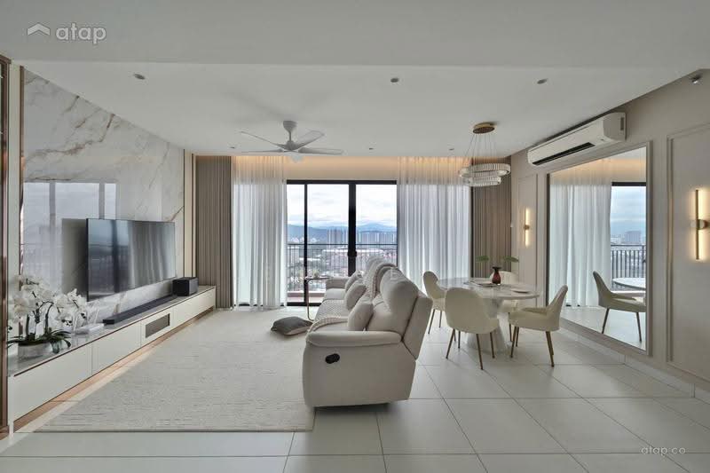 Kediaman Servis untuk Dijual di The Clio 2 Residences - Jenice L - Living Room - PropertyGuru.com.my