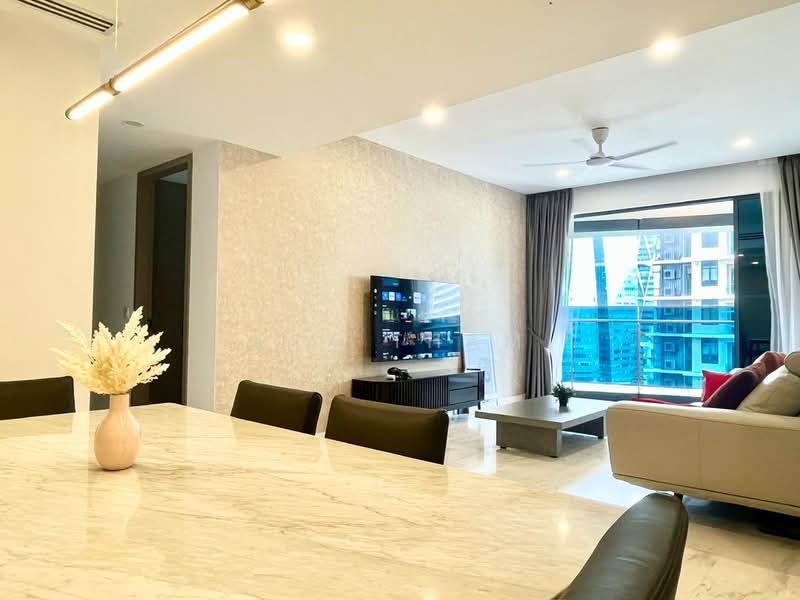 Service Residence for Rent at Eaton Residence - Rex Tham - Living Room - PropertyGuru.com.my