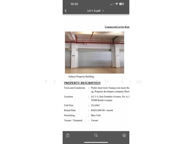 Warehouse for Rent in Jalan Klang Lama (Old Klang Road) (Kuala Lumpur) - Peik Wan Sim - Interior - PropertyGuru.com.my