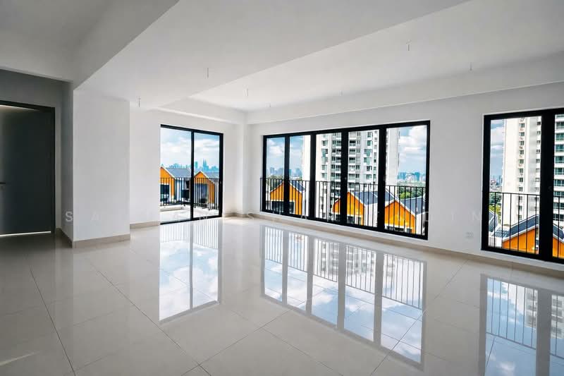 CORNER LOT BRAND NEW Triple Storey Superlink EAST 57 Residensi Laman Timur Desa Melawati KL untuk Untuk Dijual - RM 2,900,000, Mac 2026 - Living Room - PropertyGuru.com.my