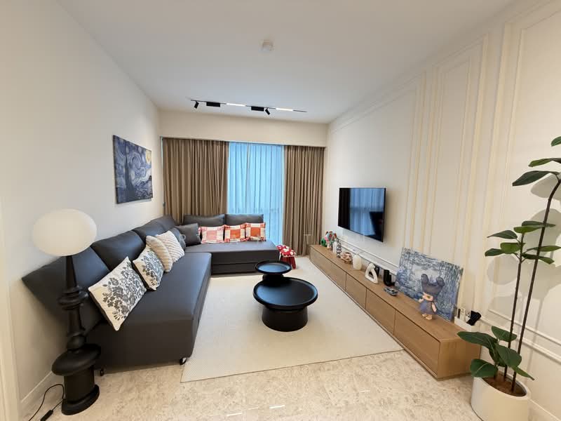 Service Residence for Rent at TRX Residences - Ryan Tan - Living Room - PropertyGuru.com.my
