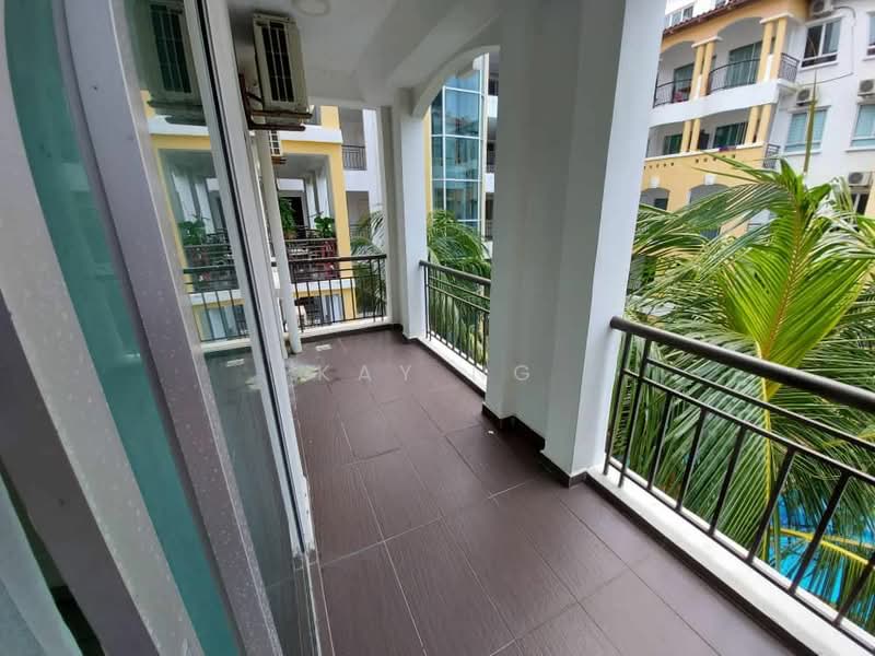 Service Residence for Rent at Tiara Desaru Seaview Residence - Kay Ng - Balcony - PropertyGuru.com.my