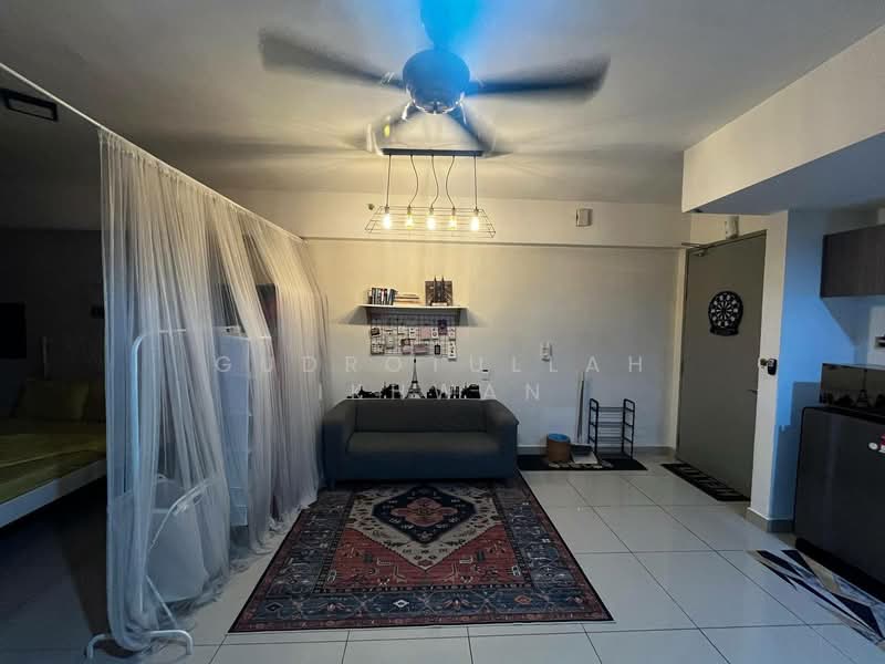 Service Residence for Rent at HYVE - Gudrotullah Ikhwan - Living Room - PropertyGuru.com.my