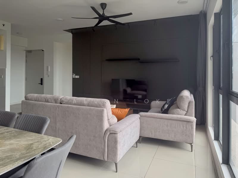 Service Residence for Rent at The Clio 2 Residences - Calvin Loke - Living Room - PropertyGuru.com.my