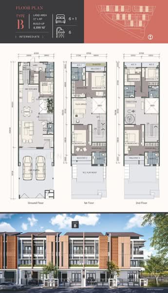 Rumah Teres untuk Dijual di Happy Garden (Kuchai Lama) - Wenny Lee - Layout - PropertyGuru.com.my