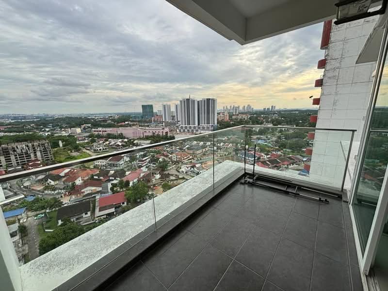 Service Residence for Sale at Pinnacle Tower - Jack Chai - Balcony - PropertyGuru.com.my