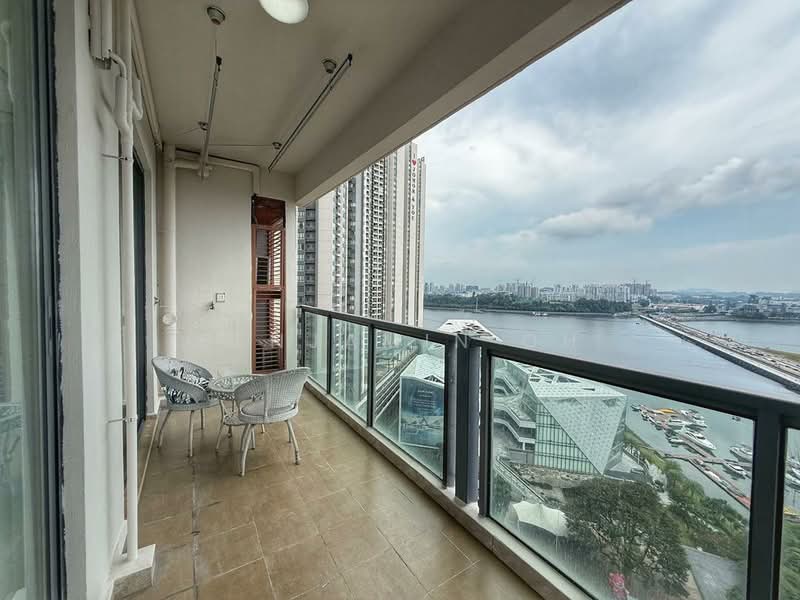 Service Residence for Rent at R&F Princess Cove Phase 1 - Benjamin Oh - Balcony - PropertyGuru.com.my