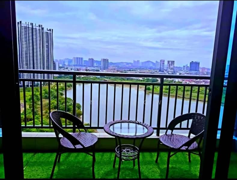 Service Residence for Sale at Aradia Residence @ Lake City KL North - Wing Seow - Balcony - PropertyGuru.com.my