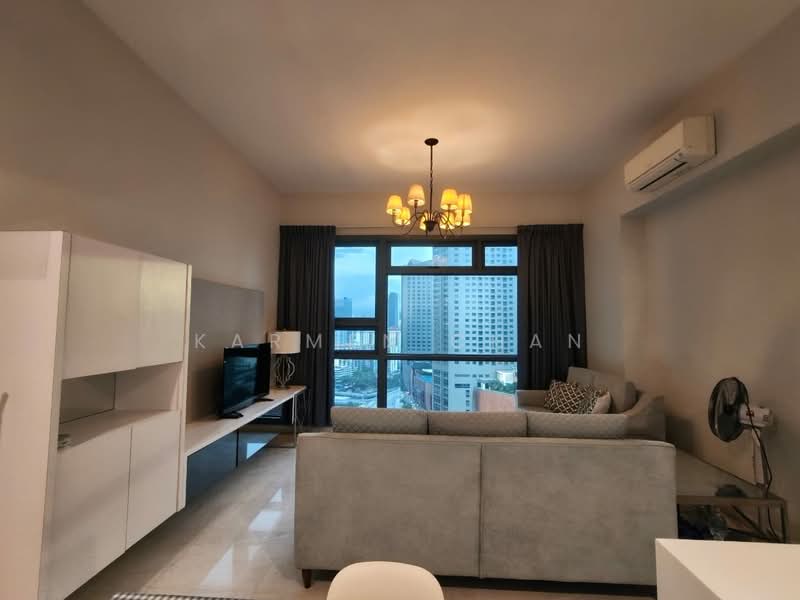 Service Residence for Rent at Vogue Suites One - Karmen Chan - Living Room - PropertyGuru.com.my