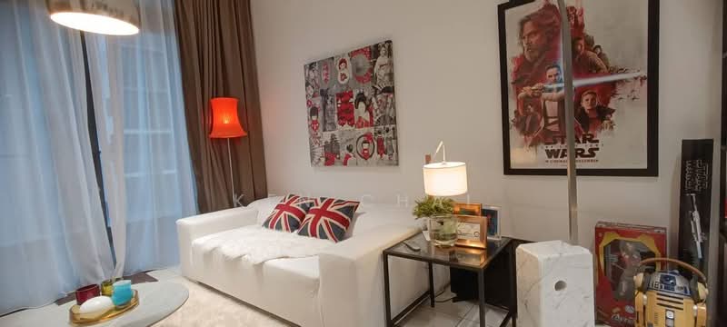 Service Residence for Sale at Setia Sky 88 - Ken Chai - Living Room - PropertyGuru.com.my