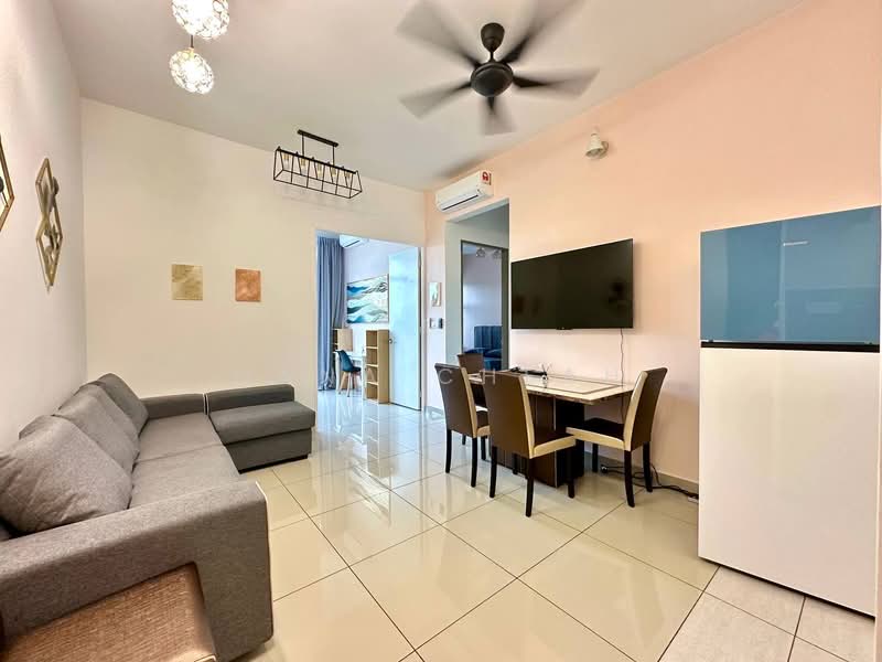 Service Residence for Rent at Zentro Residences Serviced Apartment - Nana Cheah - Living Room - PropertyGuru.com.my