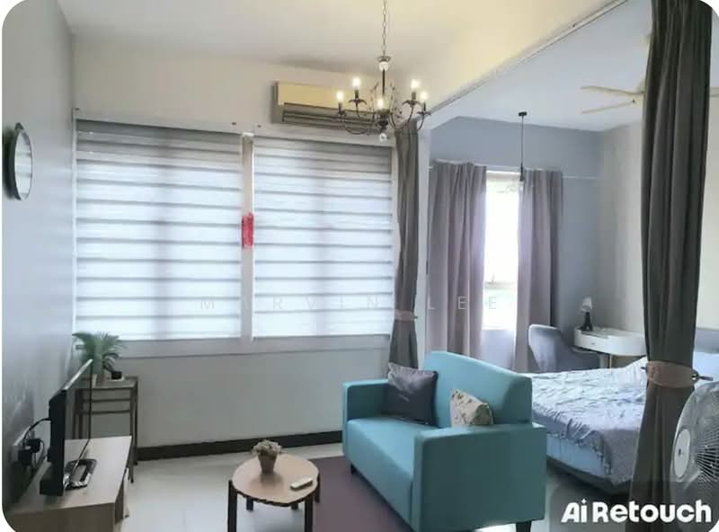 Service Residence for Sale at Ritze Perdana 1 - Marvin Lee - Living Room - PropertyGuru.com.my