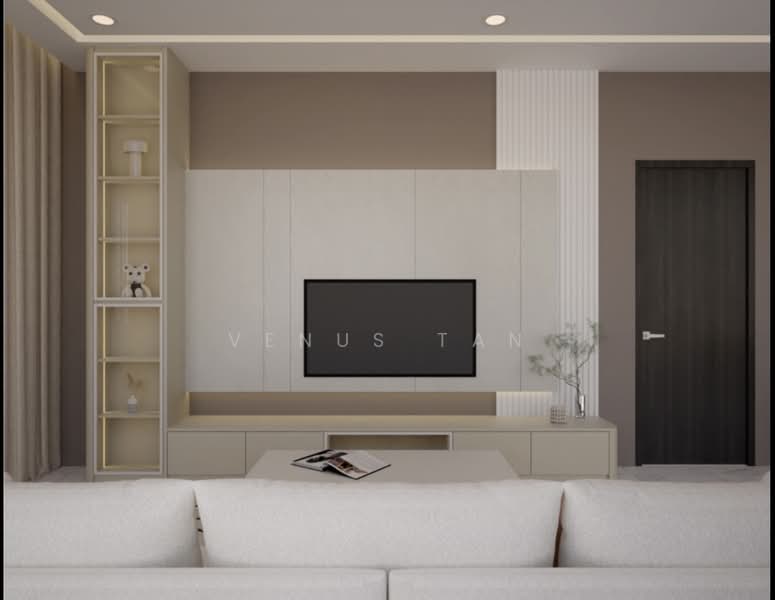 Codrington Residence untuk Untuk Disewa - RM 5,600 /bulan, Mac 2026 - Living Room - PropertyGuru.com.my