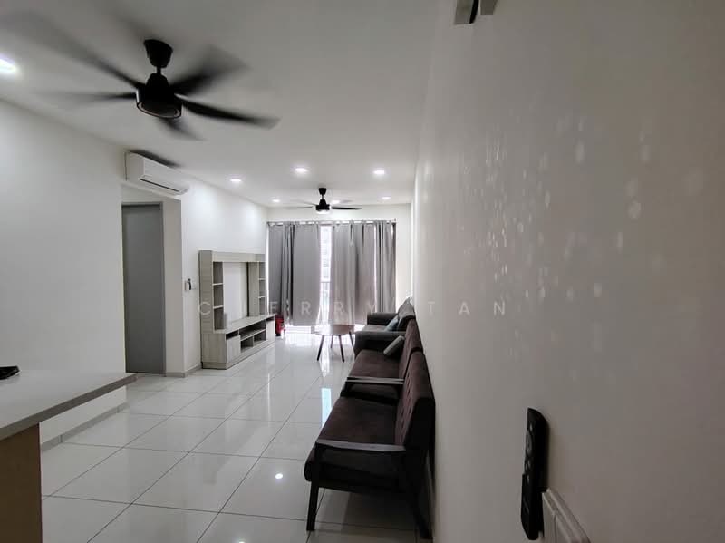 Service Residence for Rent at Kenwingston Platz - Cherry Tan - Living Room - PropertyGuru.com.my