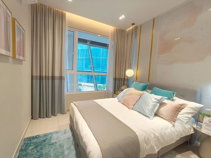Service Residence for Sale at Vista Tiara (MBW Bay) - Zoe Lee - Bedroom - PropertyGuru.com.my
