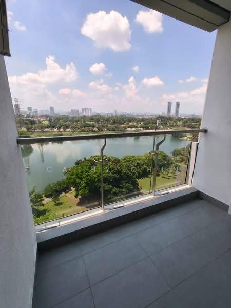 Service Residence for Rent at Dorsett Waterfront Subang - Cathy Chin - Balcony - PropertyGuru.com.my