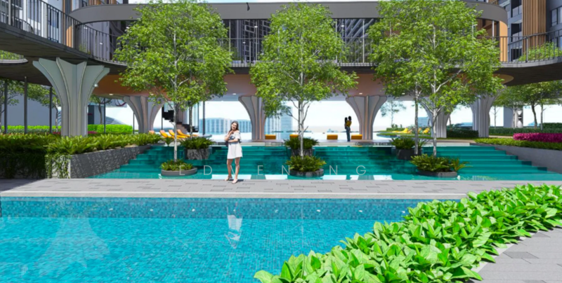 Service Residence for Sale at Skyline One Sentosa - Edven Ng - Pool - PropertyGuru.com.my