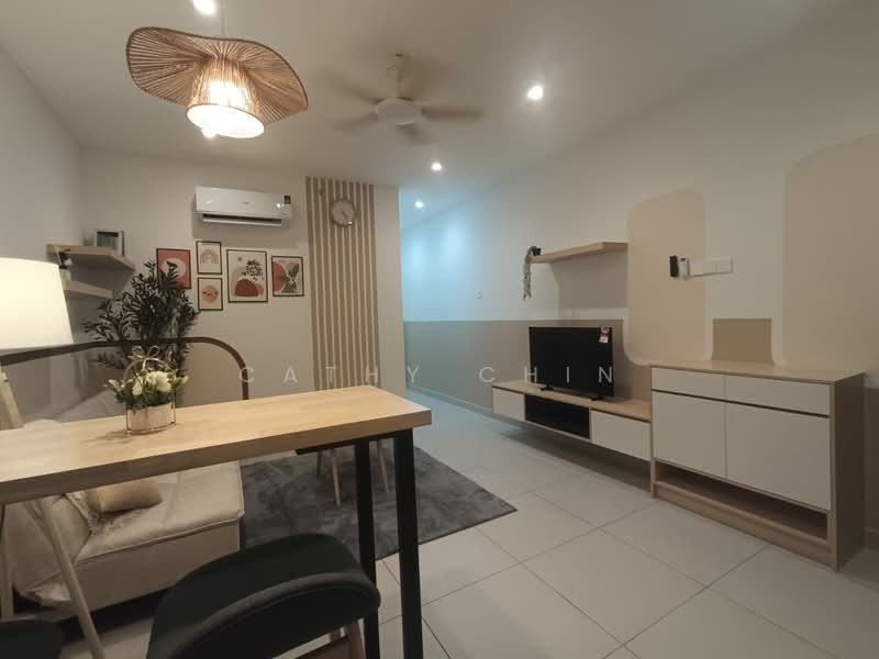Servis Apartment untuk Disewa di Dorsett Waterfront Subang - Cathy Chin - Living Room - PropertyGuru.com.my