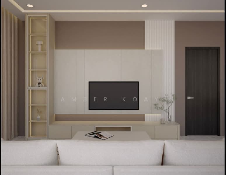 Condominium for Rent at Codrington Residence - Amber Koay - Living Room - PropertyGuru.com.my