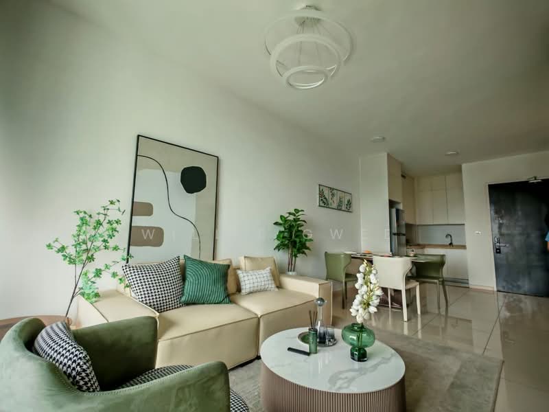 Service Residence for Sale at The M @ Medini Macrolink - Willie Gwee - Living Room - PropertyGuru.com.my