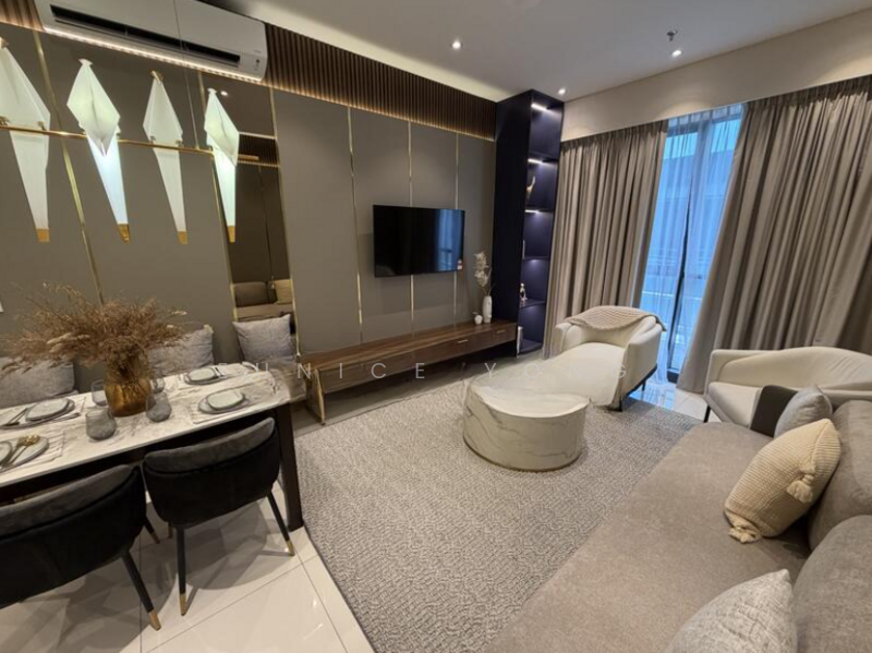 Service Residence for Sale at Golden Crown Residence - Eunice Yong - Living Room - PropertyGuru.com.my