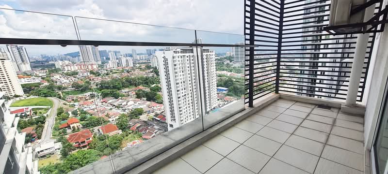 Balcony with KL City Skyline