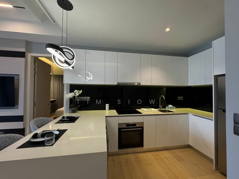 Service Residence for Rent at Star Residences One - Tim Siow - Kitchen - PropertyGuru.com.my