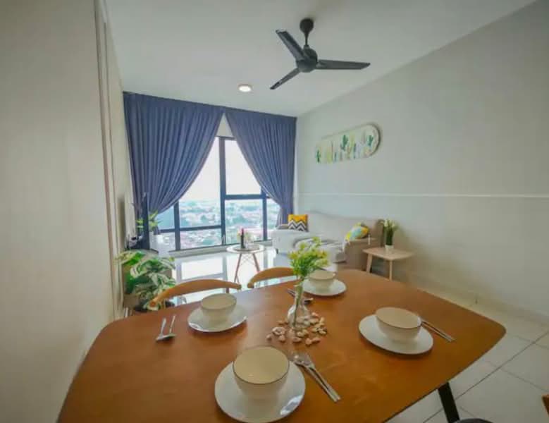 Service Residence for Rent at Southkey Mosaic - Tommy Tai - Living Room - PropertyGuru.com.my