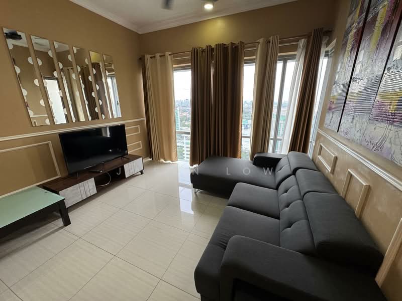 Service Residence for Rent at Reflection Residences - Jason Low - Living Room - PropertyGuru.com.my