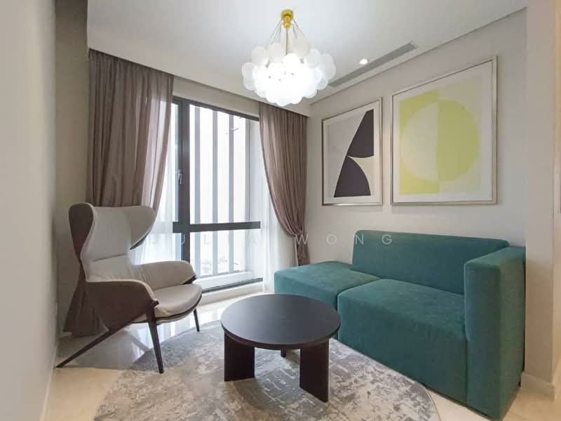 Servis Apartment untuk Dijual di The Astaka @ 1 Bukit Senyum - Julia Wong - Living Room - PropertyGuru.com.my
