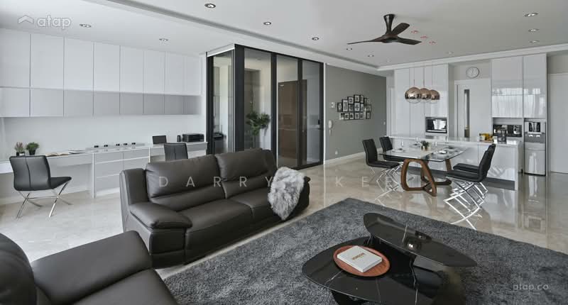 Service Residence for Sale at TRELLIS RESIDENCES - Darryl Kee - Living Room - PropertyGuru.com.my