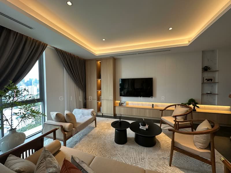 Condominium for Sale at Capella Embassy (D'Rapport Residences) - Gilbert Hor - Living Room - PropertyGuru.com.my