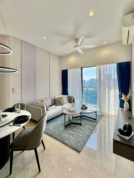 Service Residence for Rent at Lucentia Residences - Wei Ven - Living Room - PropertyGuru.com.my