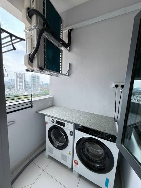 Apartment for Rent at D7 (D'Seven Lagoon Perdana) - Austin Lim - Balcony - PropertyGuru.com.my