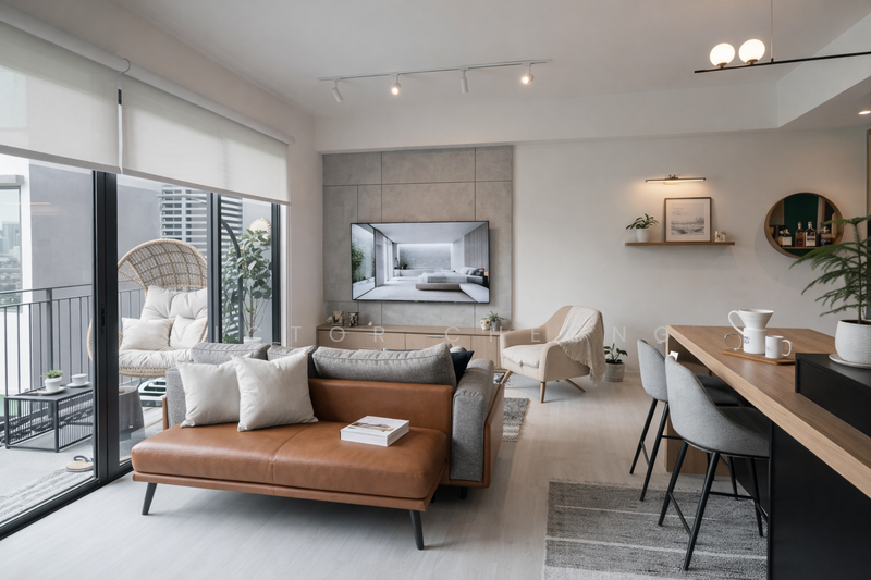 Kondominium untuk Dijual di Sunway Mont Residences - Victor Cheong - Living Room - PropertyGuru.com.my
