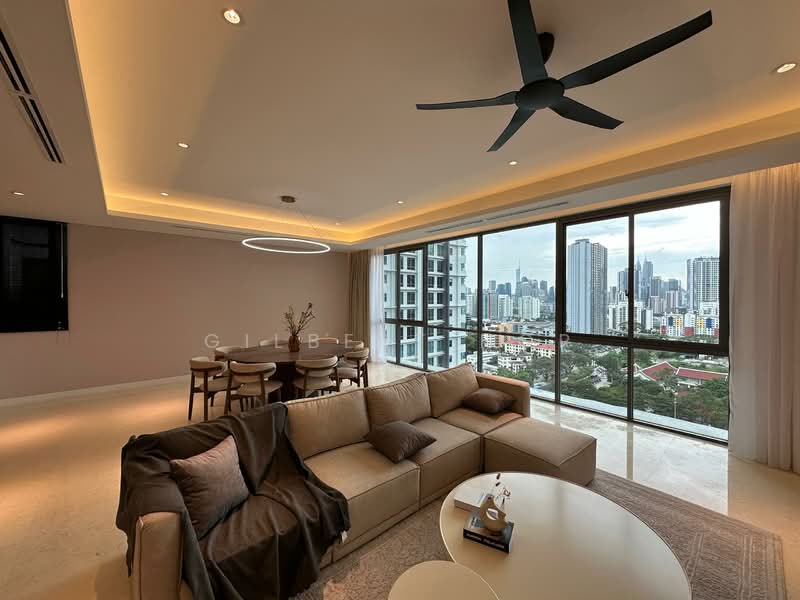 Condominium for Sale at Capella Embassy (D'Rapport Residences) - Gilbert Hor - Living Room - PropertyGuru.com.my