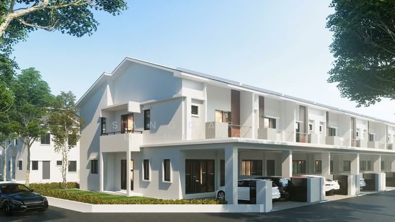 RUMAH TERES DUA TINGKAT DI NIBONG TEBAL untuk Untuk Dijual - RM 511,200, Mac 2026 - Exterior - PropertyGuru.com.my