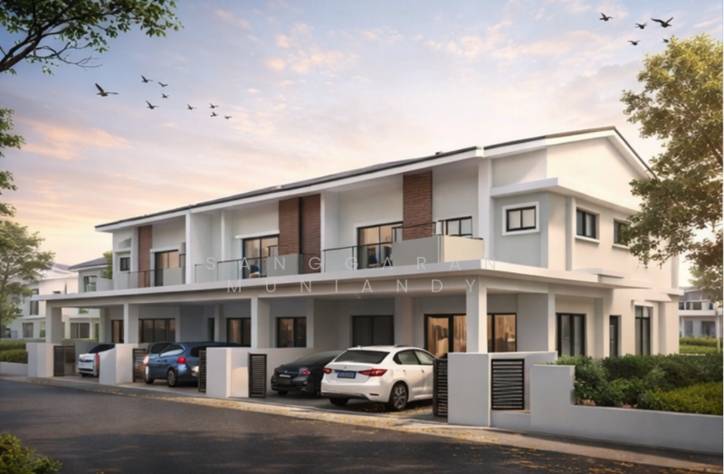 RUMAH TERES DUA TINGKAT DI NIBONG TEBAL untuk Untuk Dijual - RM 511,200, Mac 2026 - Exterior - PropertyGuru.com.my