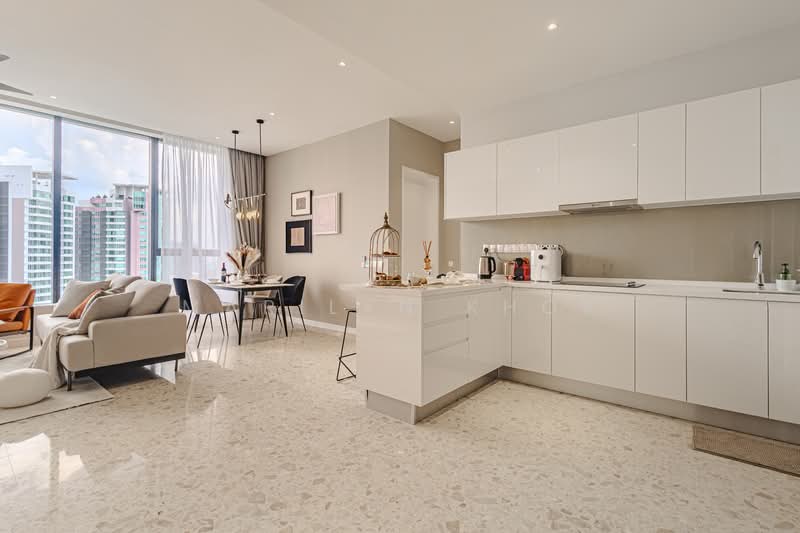 Service Residence for Rent at Pavilion Ceylon Hill - Marilyn Khor - Living Room - PropertyGuru.com.my